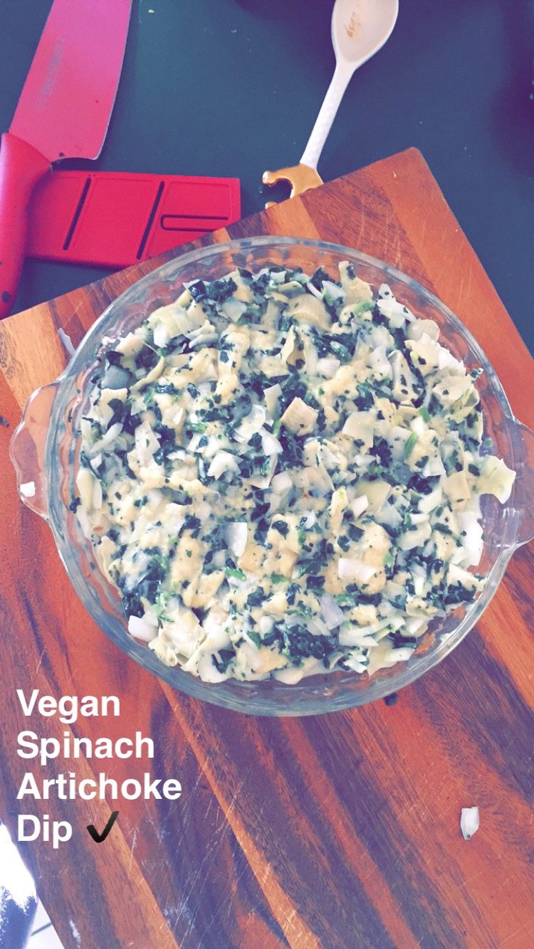 Vegan Spinach & Artichoke&nbsp;Dip