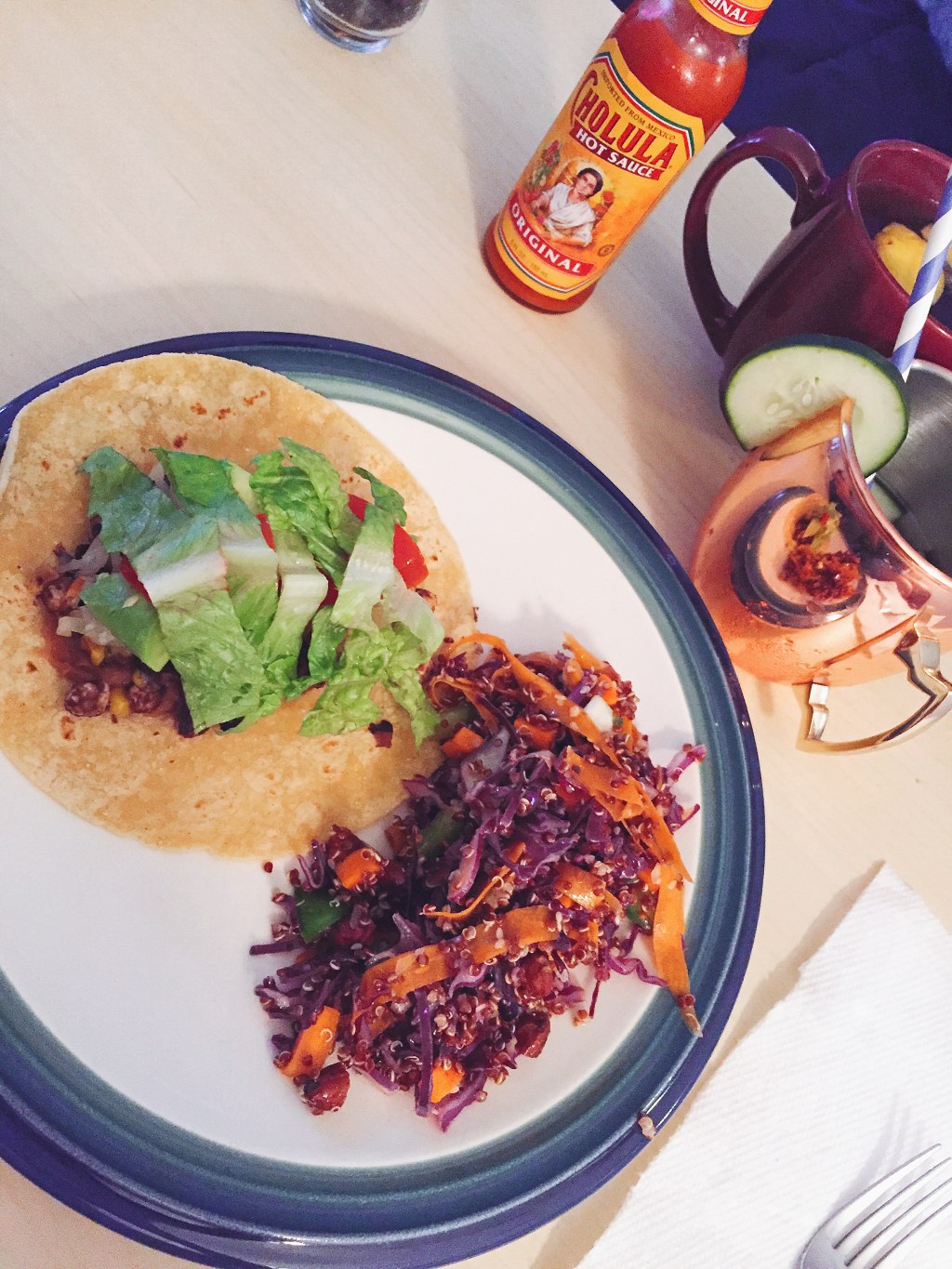 Asian Quinoa Salad &&nbsp;Tacos