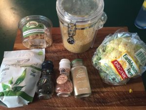 Cauliflower Steaks Ingredients