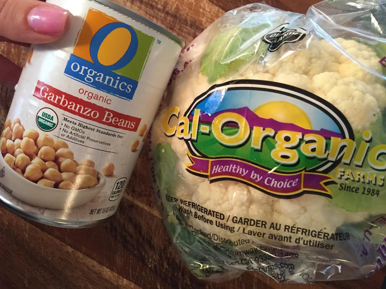 BBQ Cauliflower Ingredients