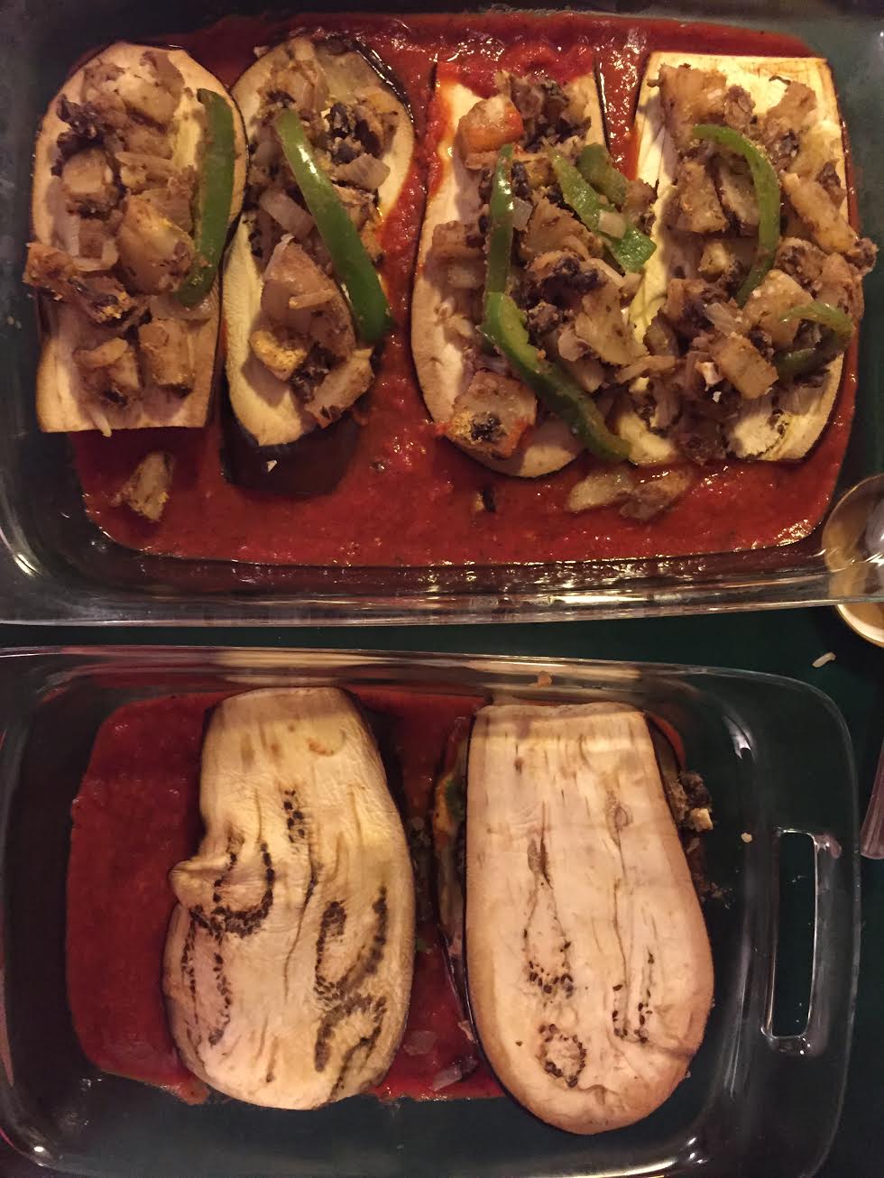 Eggplant w BBean Potato Stuffing Casserole.jpg