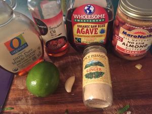 Rainbow Raw Pad Thai Salad