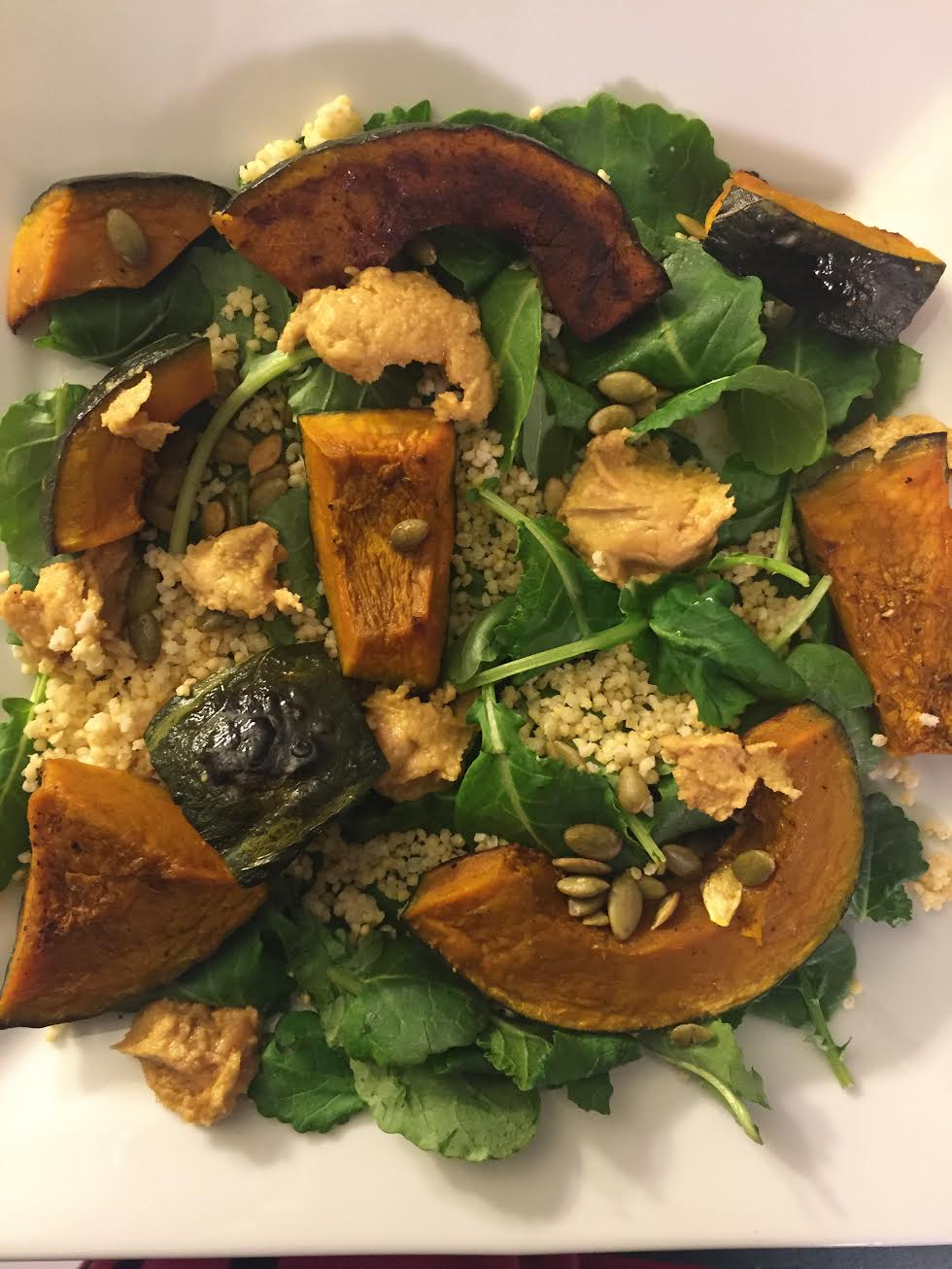 Squah, Millet, &amp; Kale Salad Insta