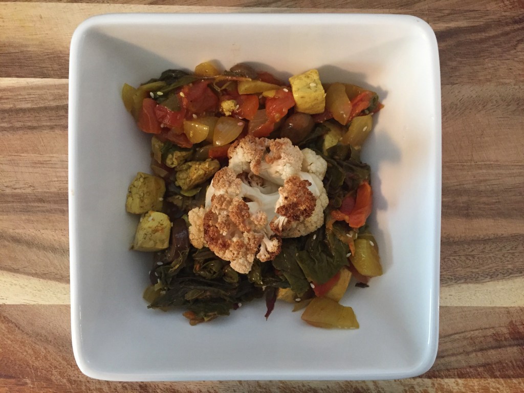 Indian – Spiced Chard w&nbsp;Tofu