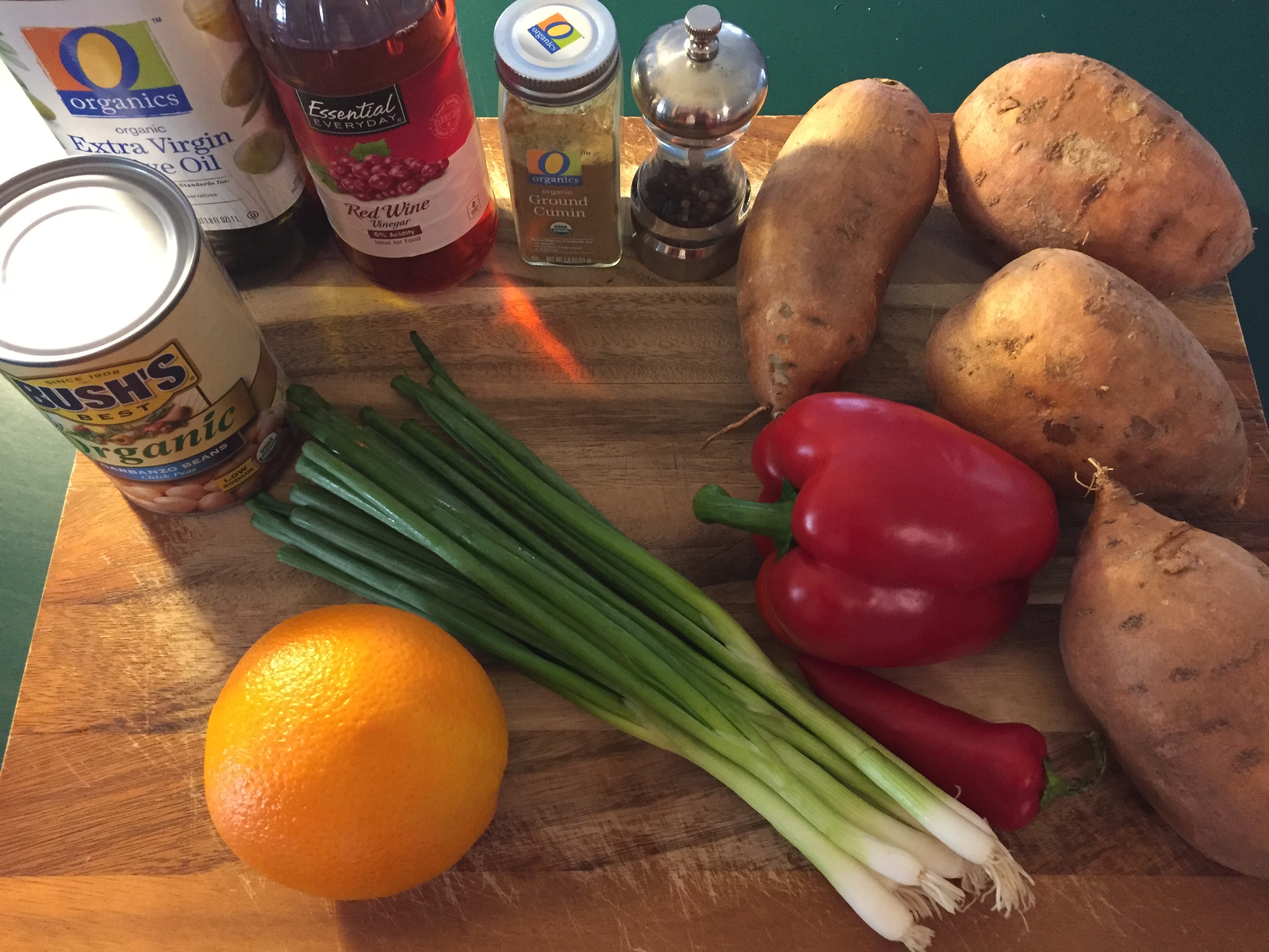 Sweet Potato Salad Ingredients