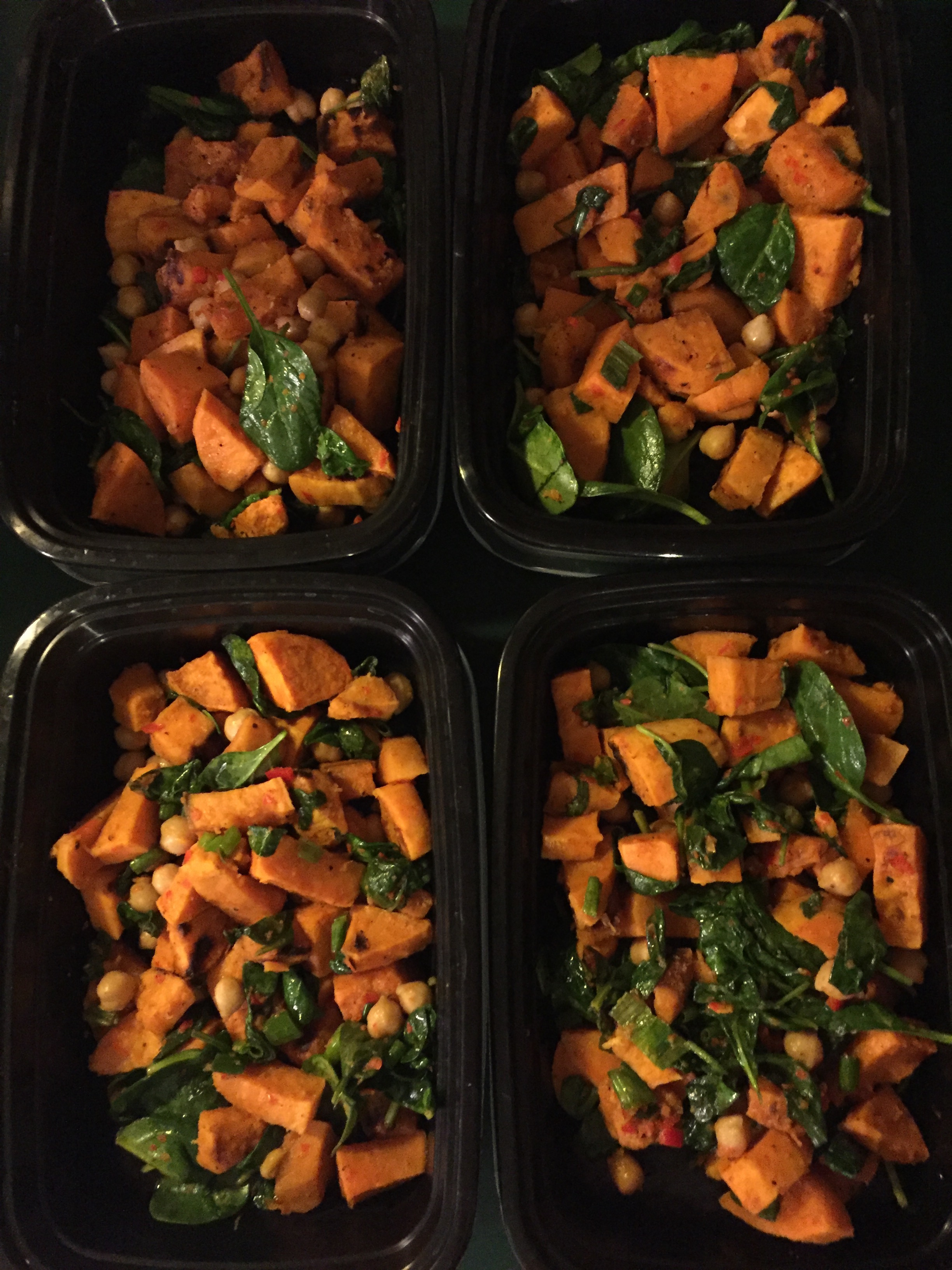 Sweet Potato Salad Meal Prep