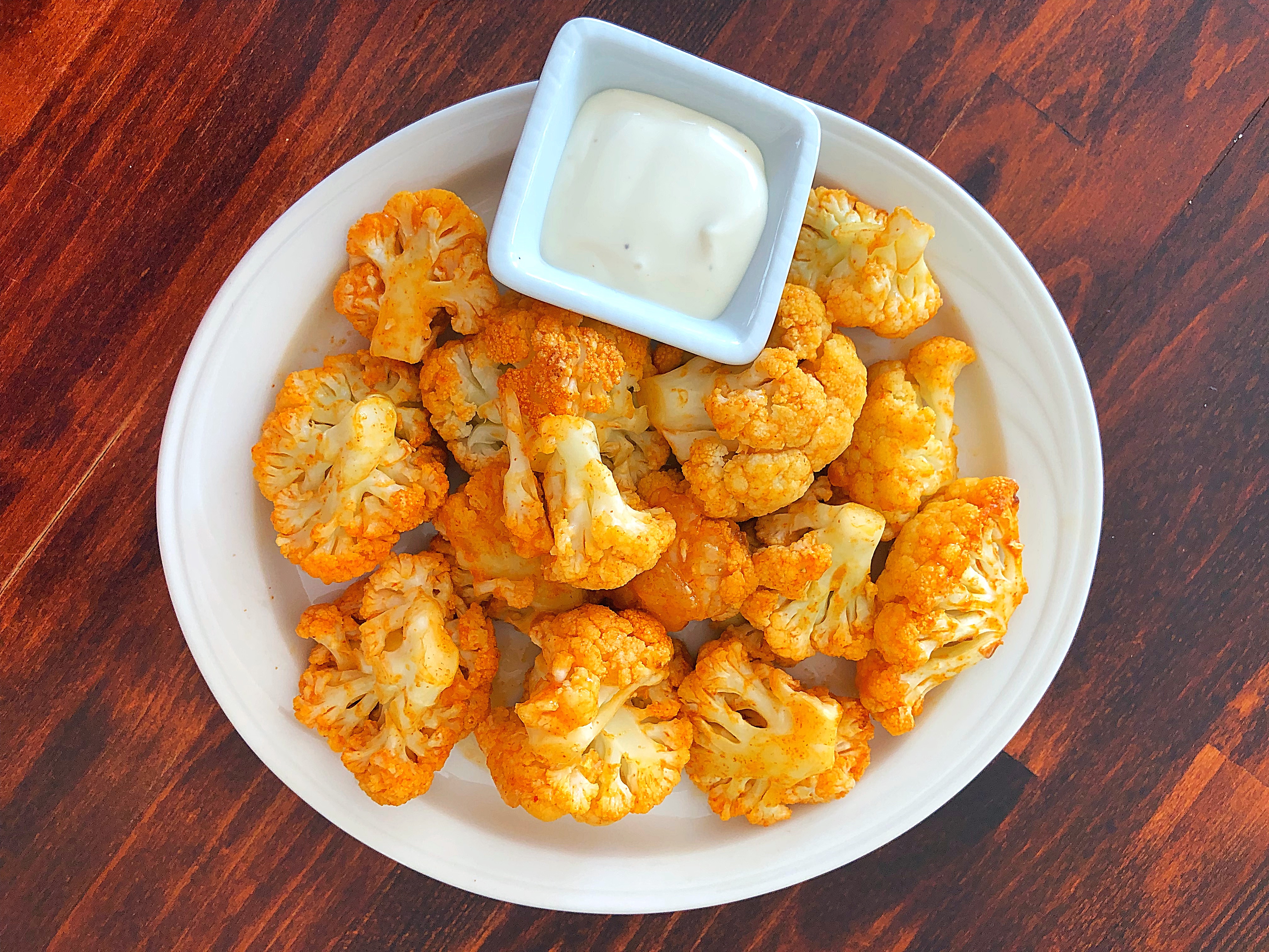 Roasted Sriracha Cauliflower Bites Insta