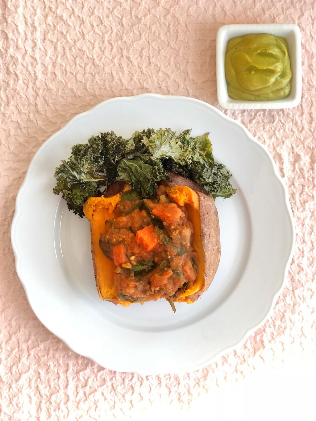 BBQ Lentil Stuffed Sweet&nbsp;Potatoes