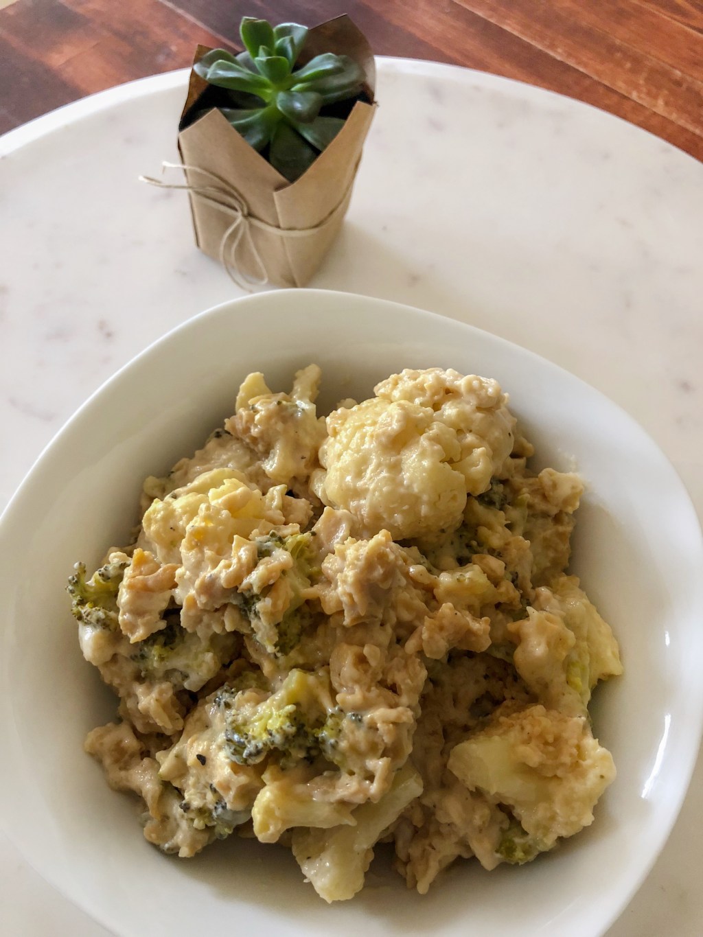 Lazy Cauliflower Mac & Cheeze&nbsp;Bake