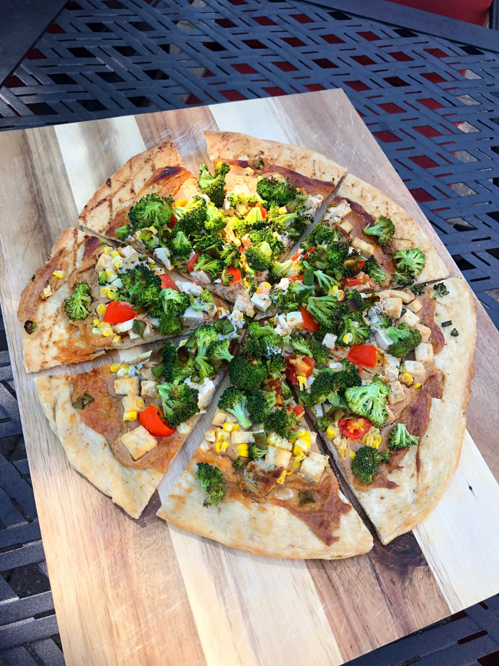 Thai Tofu Pizza