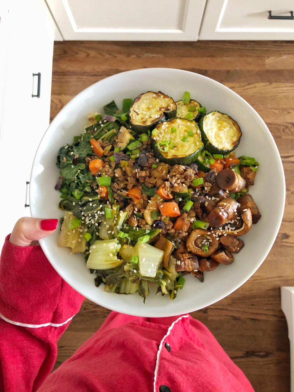 Zucchini Dumpling Bowl